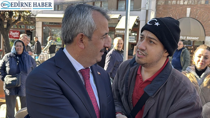 Vali Sezer, engelli gencin iş talebini geri çevirmedi