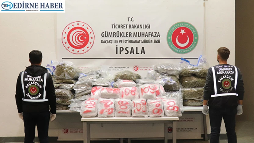 1,3 ton uyuşturucu ele geçirildi