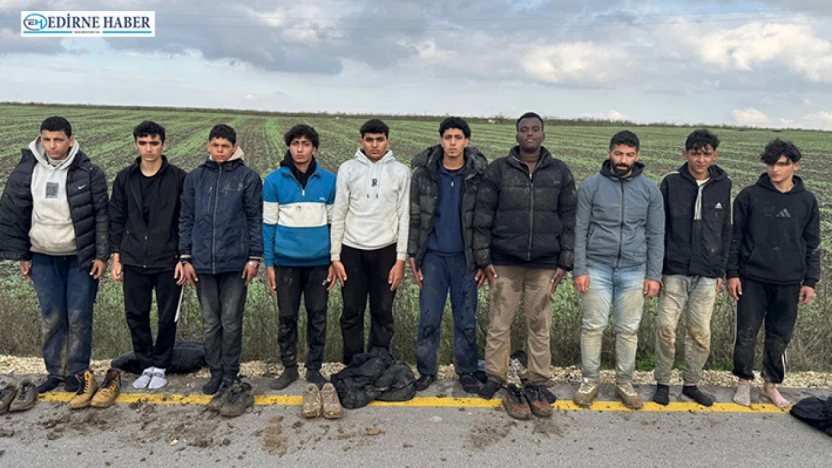 10 düzensiz göçmen yakalandı