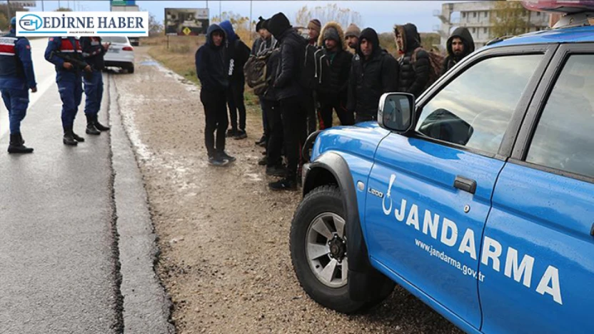 18 düzensiz göçmen yakalandı