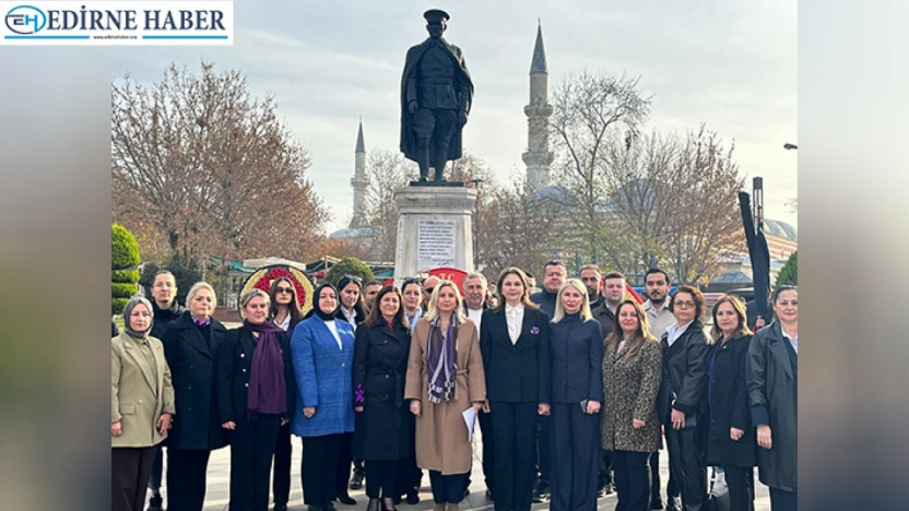 AK Parti Edirne'den kadına şiddete sıfır tolerans!