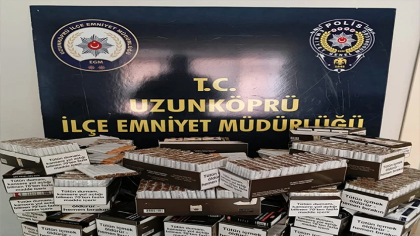 Binlerce kaçak makaron yakalandı