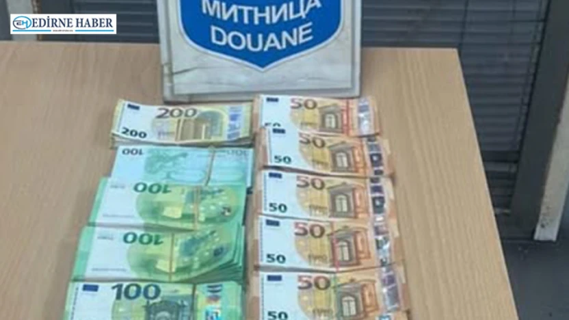 Bulgar Sınırında kaçak para ve altın operasyonu