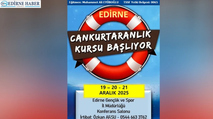 Cankurtaranlık kursu başlıyor