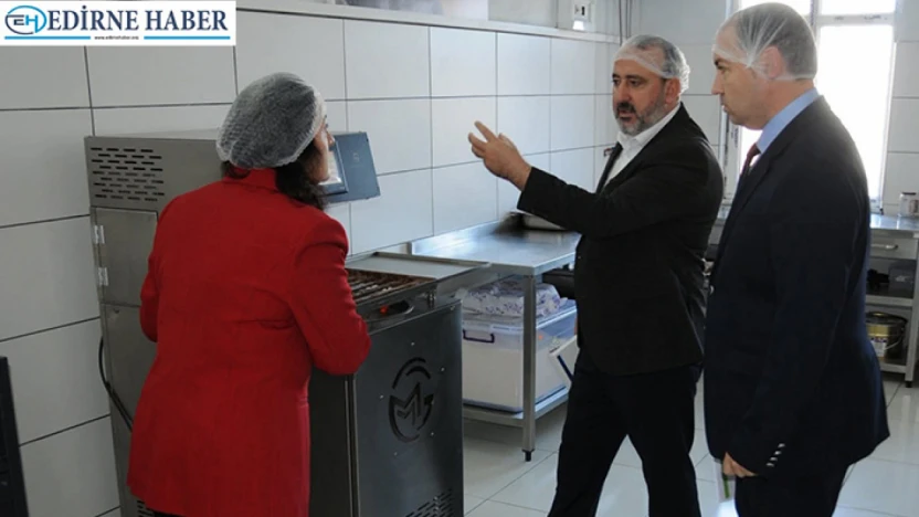 Sınırdan Sınırsız Lezzet projesi kapsamında İpsala çikolatalarına yakın takip