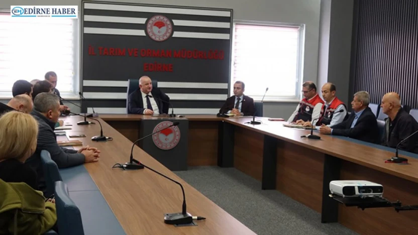 Edirne'de 2026 çeltik sezonu için yol haritası belirlendi