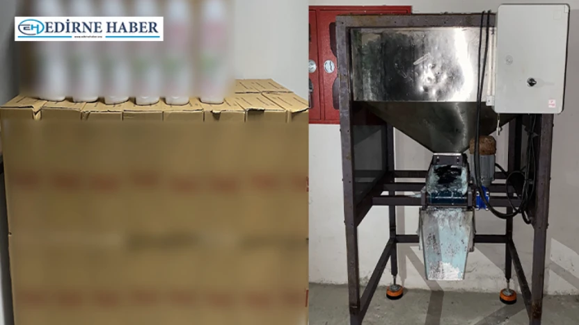 Edirne'de 7,4 ton sahte deterjan ele geçirildi