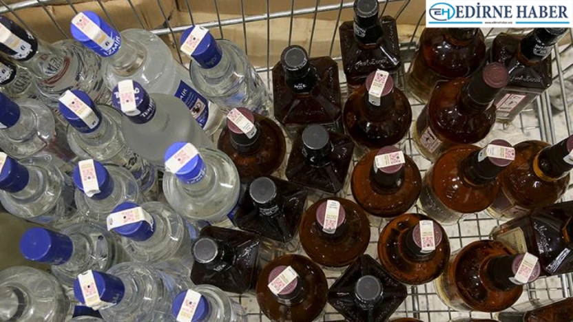 Edirne'de çok sayıda gümrük kaçağı içki ve elektronik sigara yakalandı
