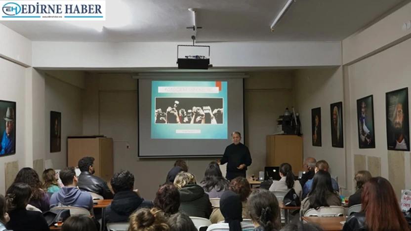 Edirne'de gençlere fotoğrafçılık eğitimi