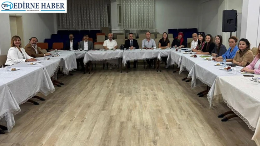 Edirne'de kuruluş müdürleri toplantısı gerçekleştirildi