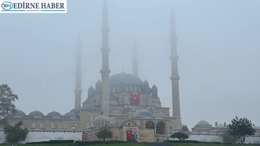 Edirne'de sis etkili oldu