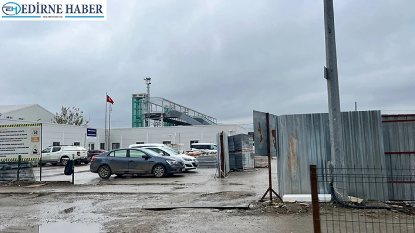 Edirne'nin yeni garı görünmeye başladı