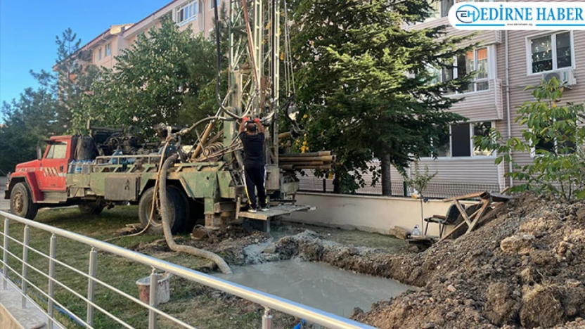 Edirne susuzluktan kırılırken başkanın sitesine sondaj tepkisi
