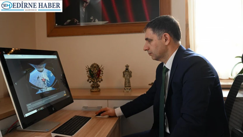 Edirne Vakıflar Bölge Müdürü Saraç, 'Yılın Kareleri'ni oyladı