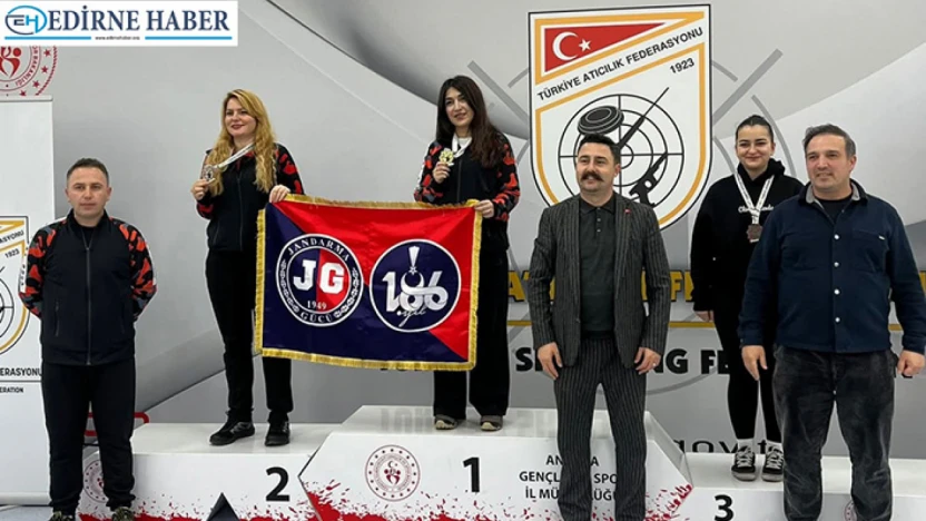 Edirneli Jandarma Personeli'nden Ankara'da şampiyonluk