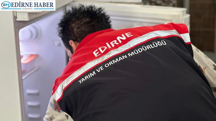 Enez'de gıda güvenliği için ekipler harekete geçti