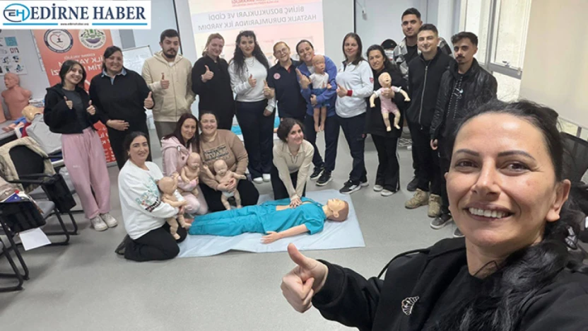 Hayat kurtaran eğitimler aralıksız sürüyor