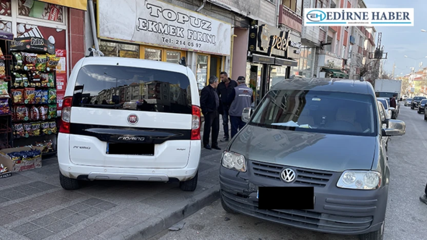Hızını alamadı fırına çarparak durabildi