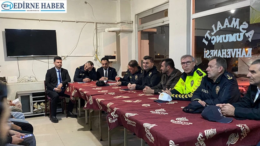 Huzur toplantısında Emniyet Müdürü sorunları dinledi