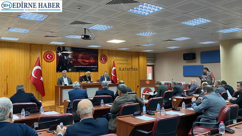 İl Genel Meclisi Kasım Ayı Toplantılarında Edirne'nin Yatırım ve Kalkınma Gündemi