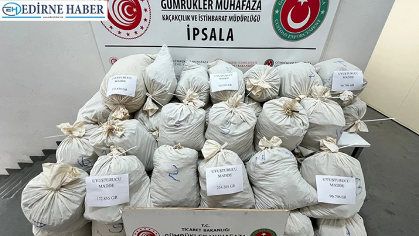 İpsala Gümrük Kapısı'nda narkotik darbesi