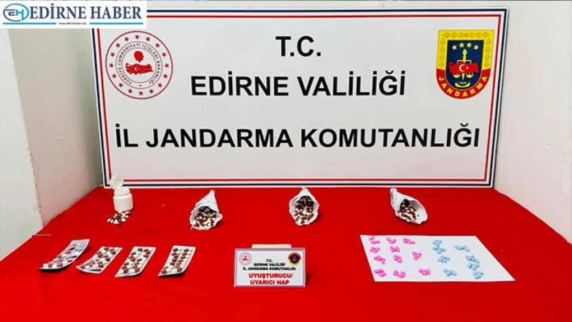 Jandarmadan uyuşturucu operasyonu: 475 hap ele geçirildi