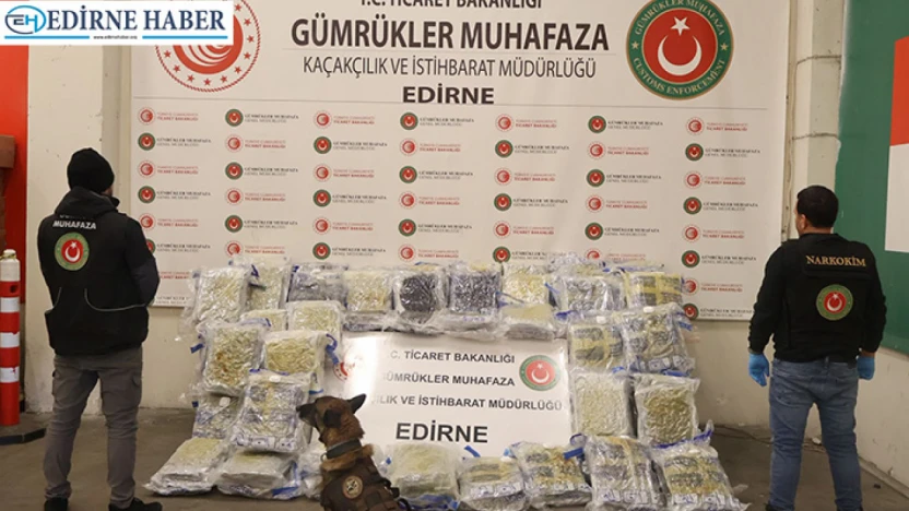 Kapıkule'de uyuşturucu operasyonu