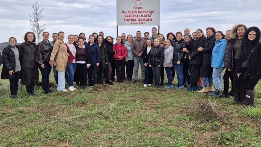 Keşan'da 'Sağlık ve Hayat Ormanı' kuruldu