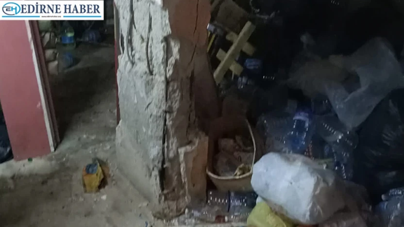 Kolonları hasar gördüğü gerekçesiyle boşaltılan binanın altındaki imalathane mühürlendi
