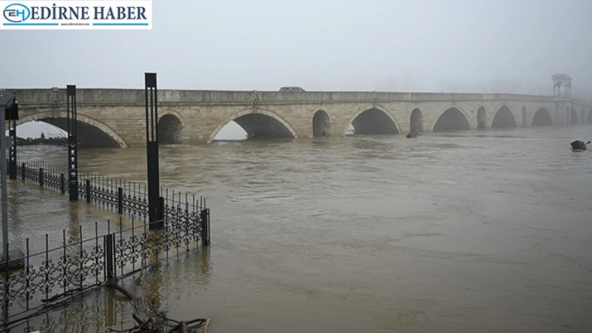 Meriç Nehri'nin debisi düşüşe geçti