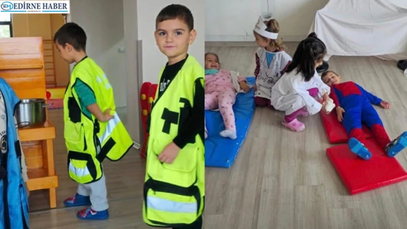 Minikler Kızılay Haftası'nı kutladı