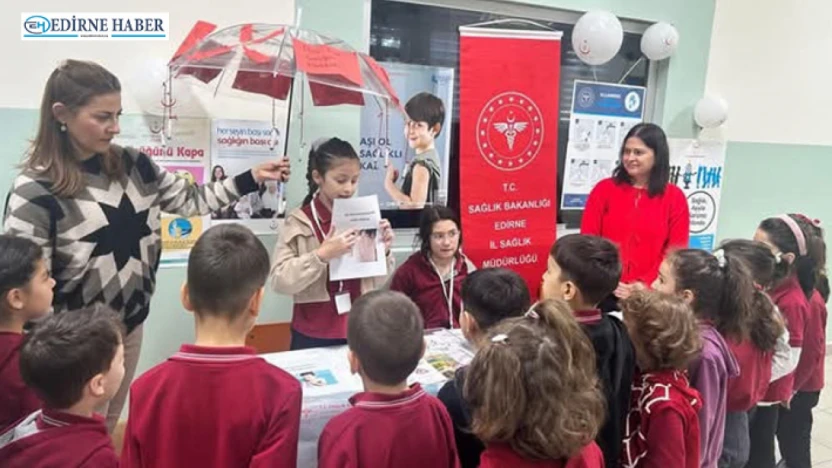 Miniklere sağlık bilinci aşılandı