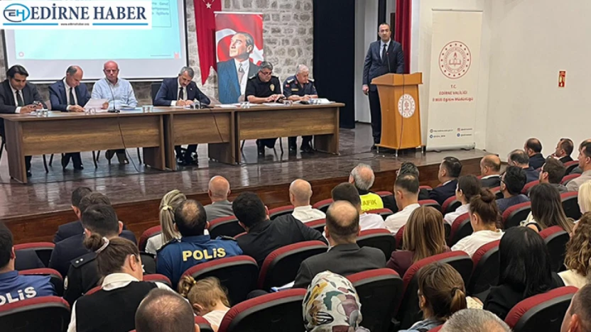 Öğrencilerin huzur ve güvenliği için toplantı yapıldı