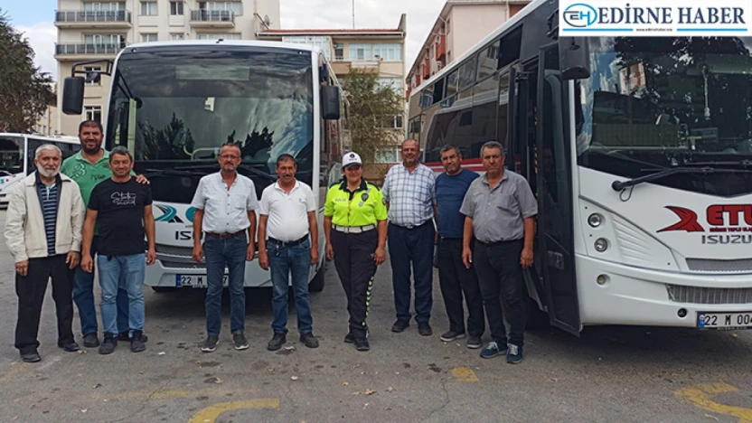 Polis ekipleri, sürücüleri bilgilendirdi