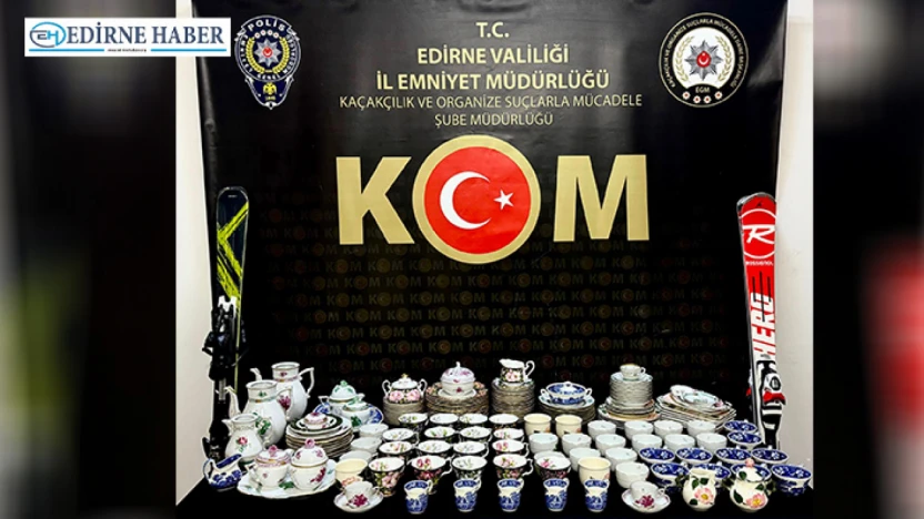 Polis ekiplerinden Kapıkule'de dikkat çeken operasyon