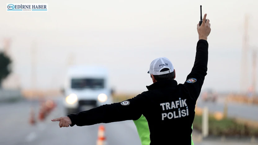 Polis ekiplerinden kış lastiği denetimi