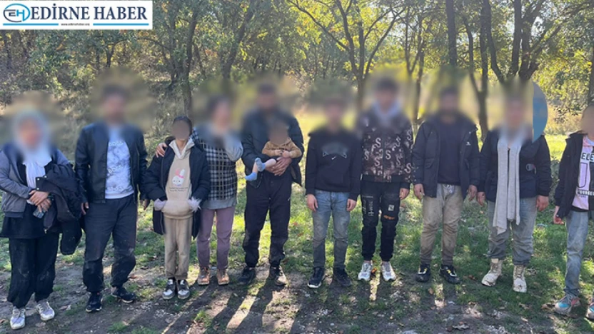 Sınır denetiminde 23 göçmen ele geçirildi
