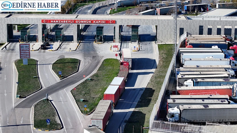 Sınır kapılarında eylem yoğunluğu: Tırlar saatlerce bekliyor