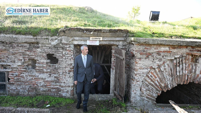 Tarihi Kıyık Tabya'da restorasyon çalışmaları başladı