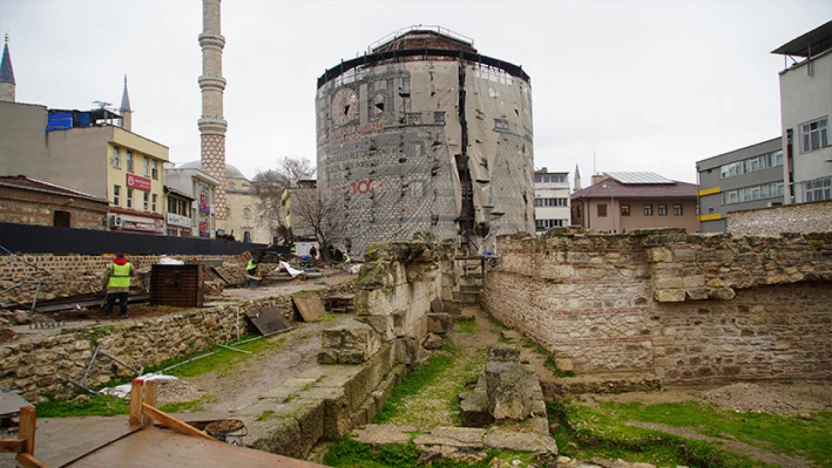 Tarihi Makedon Kulesi ve çevresi müze olarak düzenleniyor