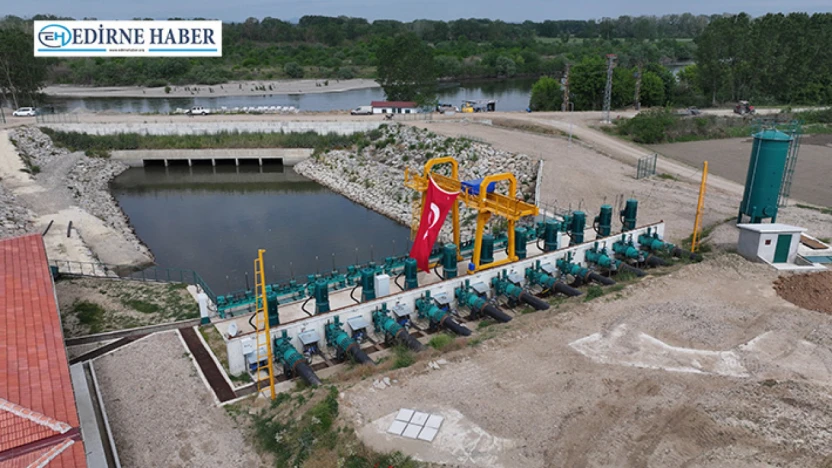 Tarlalarda modern ve verimli sulamaya geçildi