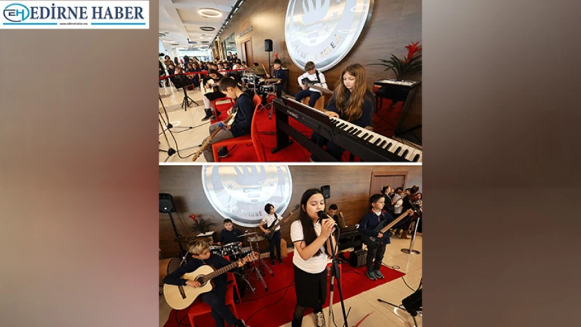 TED Edirne Koleji'nde koridor konserleri coşkuyla sürüyor