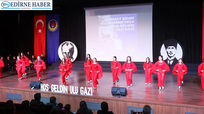 TED Edirne Koleji'nden 95'inci yıla coşku dolu kutlama