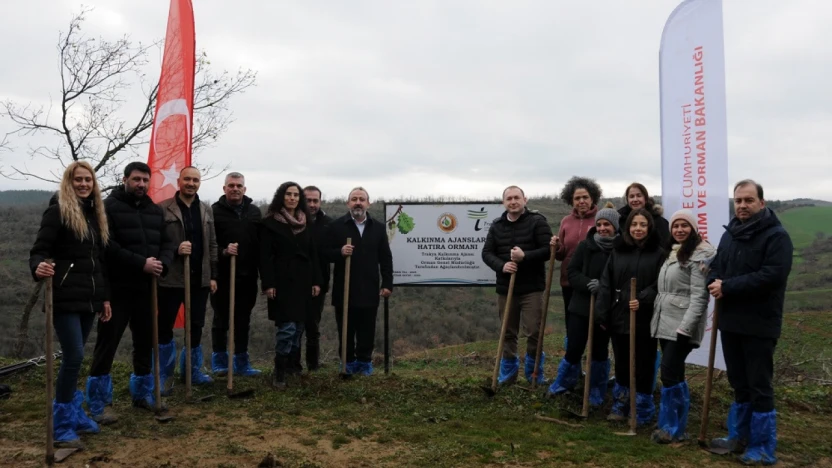 Tekirdağ'da 2 Bin Fidan Toprakla Buluştu