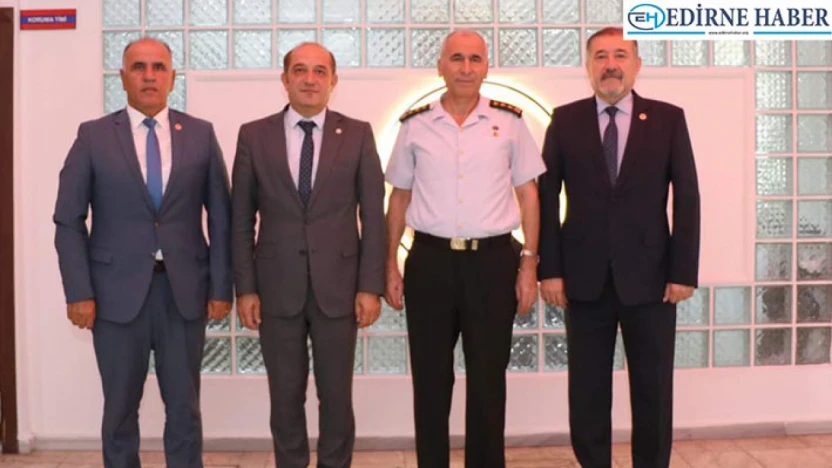 TEMAD Edirne Şubesi'nden İl Jandarma Komutanı Büber'e ziyaret