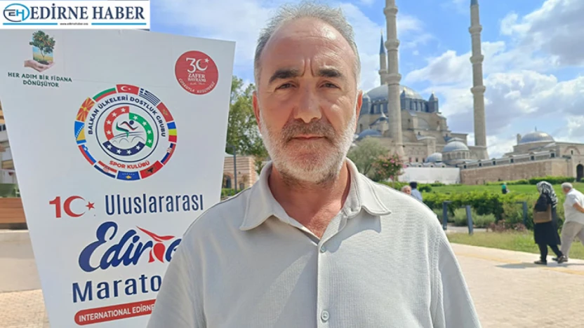 Uluslararası Edirne Maratonu'na 800 sporcu kayıt yaptırdı