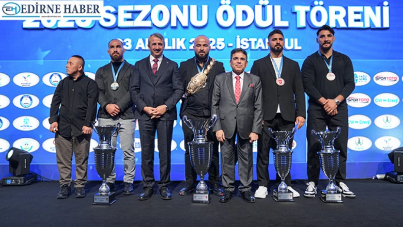Yağlı güreşin yıldızlarına ödül