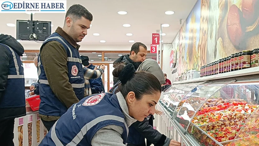 Yılbaşı öncesi fiyat ve etiket denetimi yapıldı