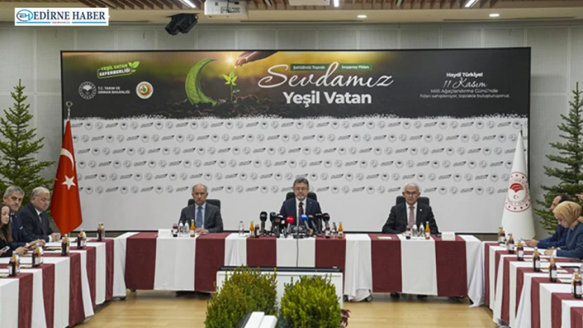 Yumaklı: 'Bir yılda 1,5 milyon fidan dikeceğiz'