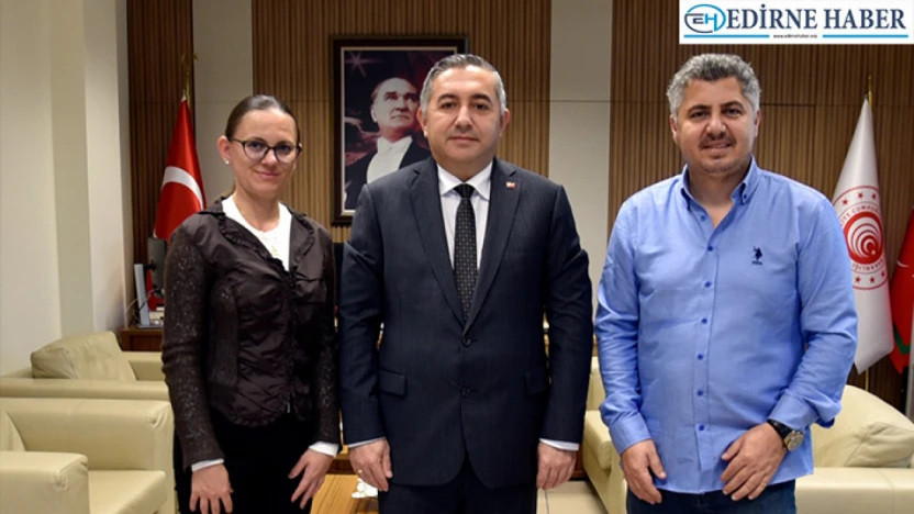 Zeray ve Ceylan'dan Bölge Müdürü Topçu'ya nezaket ziyareti